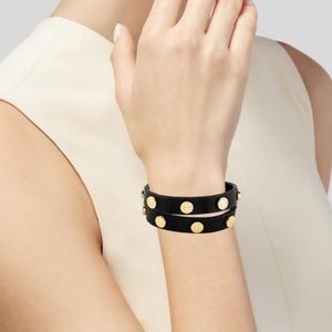 Authentic TB Studded/leather bracelet.